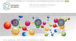 Desktop Screenshot of peptides-congress.com
